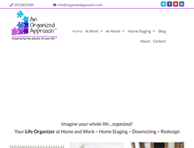 Tablet Screenshot of organizedapproach.com